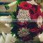 Hot sale fashion artificial bride's bouquet decoration for wedding