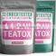 private label 14 days skinny tea detox tea weight loss pyramid tea bags envelop package