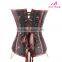 Overbust Corset Shapewear Waist Trimmer Corset Slim Women Brown Color