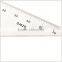 Kearing OEM plastic set square scales / sew scale ruler 1: 3,plastic transparent triangle scale ruler # DM20