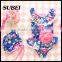 Children swimwear piece swimsuit girls swimming cap swimming beach with floral dress