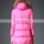 women's fitted short winter luxury down jacket