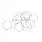 Stainless Steel Wine Glass Charms Round Silver Tone Custom Wine Glass Charms