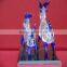 Sheep Family Shaped Crystal craft