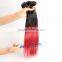 Fashion 1B/BUG color two tone color remy human hair , Brazilian hair