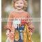 new design polka dots santa claus embroidery fall children christmas dress