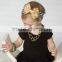 Infant headband Fashion design baby girl cotton headband sequin big bow headband for girls