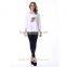 Custom made top grade poly/cotton ladies t-shirt printing