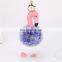 Popular artificial fur pompon flamingo keychain much color fluffy flamingo bag hang gift