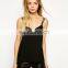 OEM Custom Made In China Fashion Spaghetti Strap Any Colour Tank Top, Slim Fit Casual Black Camisole For Woman