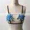 Women lingerie Bralette Bra Embroidered Lace Floral Bra Underwear