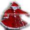Promotional flannel santa suit with fur trim