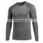 Exercise quick-drying training men long sleeve T-shirt sports gym workout clothes