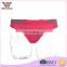 Wine red comfortable nylon quick dry women low waist underwear