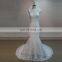 Terse Fish Cut Sweet Heart Cap Sleeve Lace Wedding Party Dress