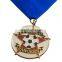 High quality 3D football custom sport metal medal medallion