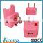 China Wholesale customized printing 3-in-one world Travel Adapter