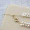 Wholesale Handmade Pearl Necklace 14K Gold 3-4mm Natural Freshwater Pearl Necklace Bracelet Jewelry Sets