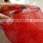 Pe plastic knitted raschel mesh bag in rolls for automatic packing