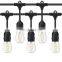 Heavy Duty strand 48 Ft Outdoor String E26 E27 Socket with S14 2W edison filament bulb string lights au plug