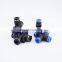 10pcs a lot one touch plastic tube 4 way pneumatic plastic fittings X type 4mm 6mm 8mm 10mm 12mm quick hose connector four joint