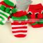 Pet dog cat Christmas Clothes Teddy Stripe Sweater Christmas gift