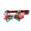 Christmas bow tie cat collar adjustable pet collar