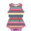 Baby Serape Pom Pom Rompers Bodysuit Fashion Baby Girl Onesie