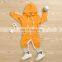 Autumn infant children's wear turmeric color matching hat fashion two piece set