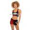 new Women Shark print Sports Bra+Shorts Trunks women 2 piece short set Tracksuit