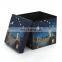 Customized Storage Ottoman printing  Polyester Folding Stool  Foot Rest Seat with LED