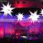 Luxurious Night Club Decoration Advertising Hanging Props RGB Color LED Light Inflatable Star