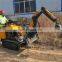 ce epa approved mini wheel loader with backhoe