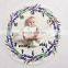 Flannel Round 0-1 Years Infant Baby Monthly Swaddle Milestone Blanket for Shower Gift Photography Backdrop