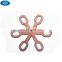 100pcs/1 set Copper coated Stainless Steel Dent Puller Rings Fit For Spot Welding Car Body Panel Pulling Washer Tool