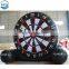 Factory inflatable soccer dart board game, cheap inflatable foot dart game with 5 balls