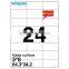 SINMARK Matte surface 64mm*34mm sticker paper printing paper