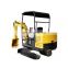 Fully Hydraulic 1.6 Ton Mini Excavator Ride On Excavator For Agricultural