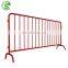 Galvanized Crowd control barrier event barricade fence with flat feet