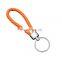 Leather Rope Keyring Metal Lovers Accessories Men's And Women's Car Pendant Braided Rope