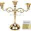 Wedding Candle Holder Centerpieces Candelabra Metal 3 Arms Candle Holder For Home Decor