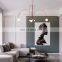 Modern Designer Minimalist Style Metal Pendant Light Curved Indoor Decoration Lamps
