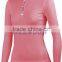 Specialized cycling clothing custom women's pink long sleeve cycling jersey for winter