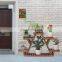 Wood Plant Stand Indoor Outdoor 3 Tier Vertical Carbonized Multiple Planter Holder Flower Ladder Stair Shelf Garden Balcony