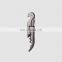Factory Direct personalized customized multifunction small gun black stainless steel travel beer wine bottle opener corkscrew