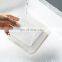 Bathroom Wall Mounted Punch-free Cotton Swab Holder Plastic Cotton Pad Organizer Paper Towel Dispenser