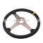 JDM racing 15 inch steering wheel for sale , Billet titanium spoke custom steering wheels