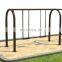 Outdoor Metal Swing Steel Garden Four Seats swing sets for toddler