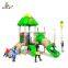 Famous Children Outdoor Playground Amusement Park Children Slide With Swing Set