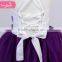 New design tulle purple dress for girls